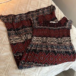 Maxi Patterned Dress Size PS